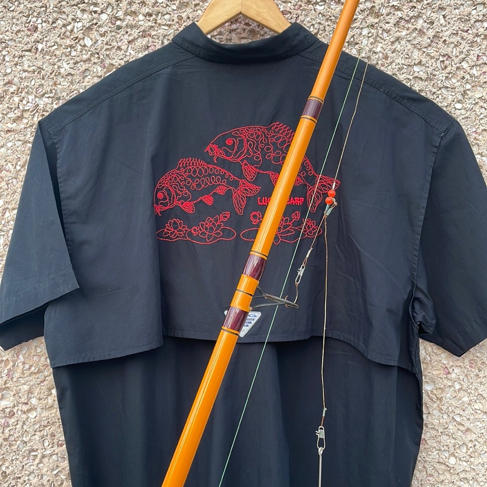 Columbia Bonehead Shirt with Lucky Carp Embroidery